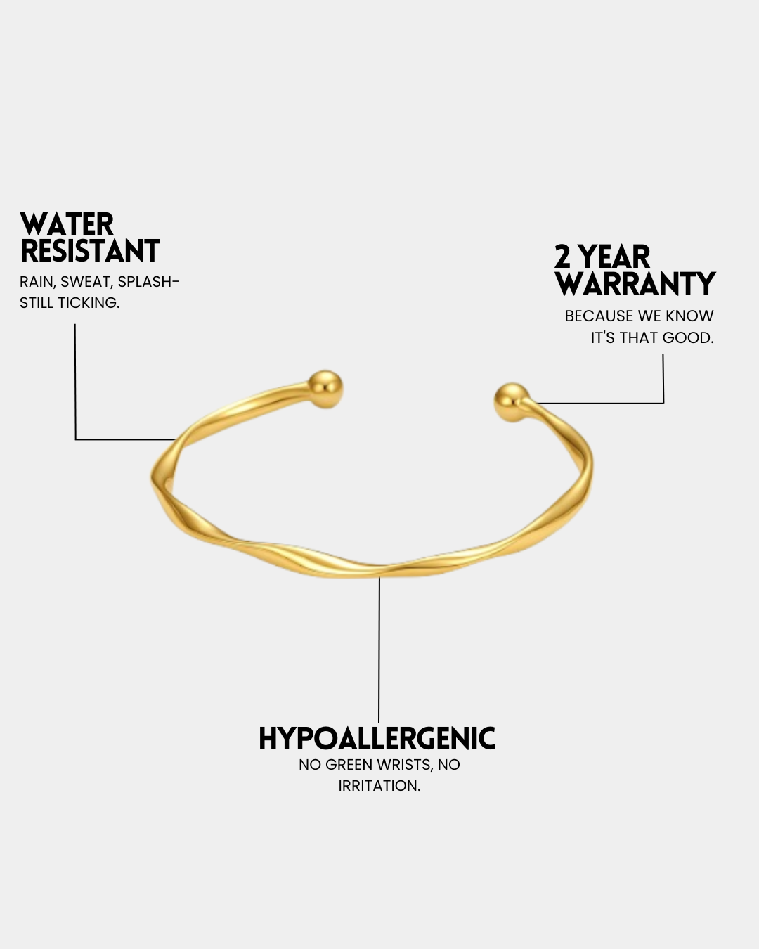 Twist of Gold Bracelet