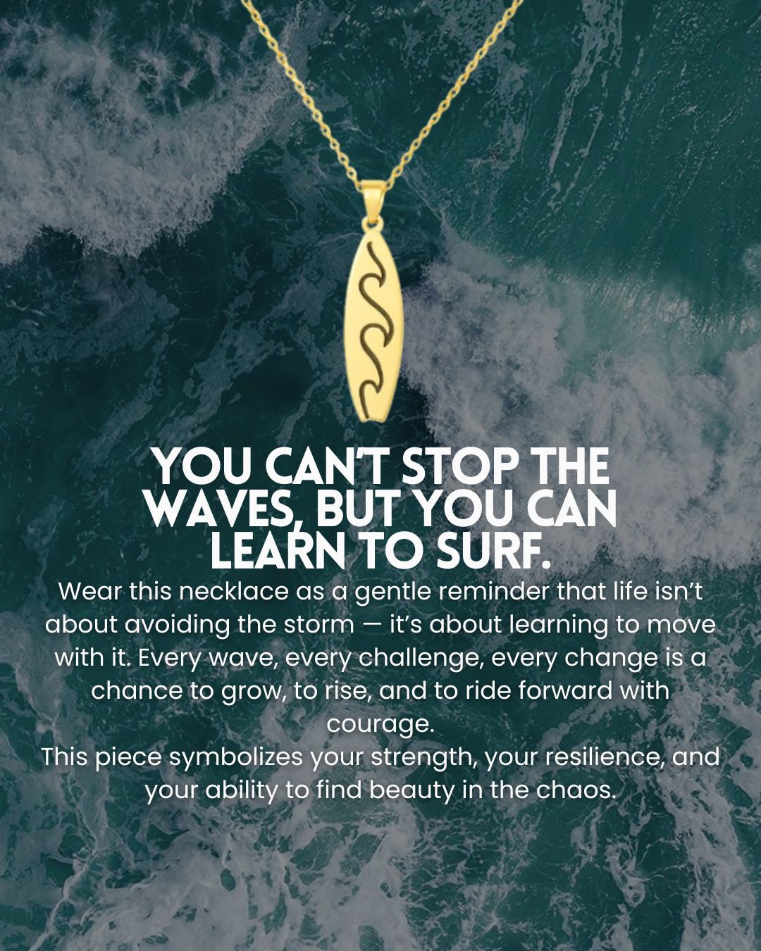Surf the Waves Necklace
