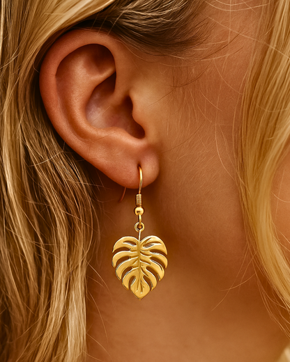 Leaf of Gold Earrings