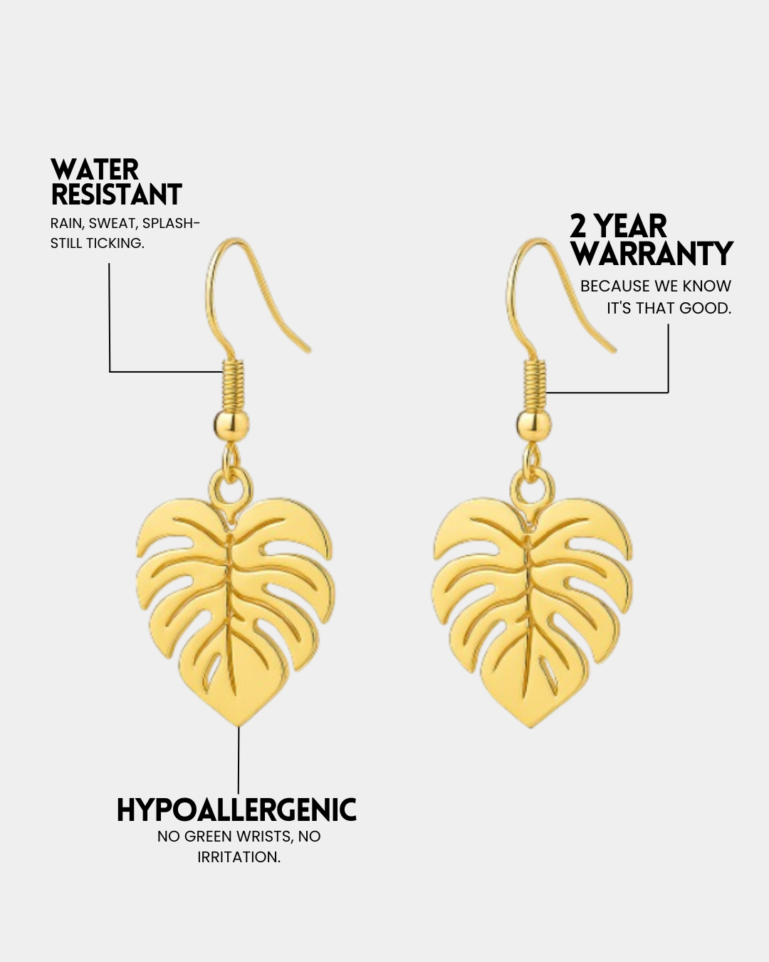 Leaf of Gold Earrings