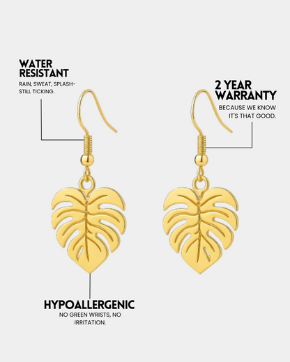 Leaf of Gold Earrings