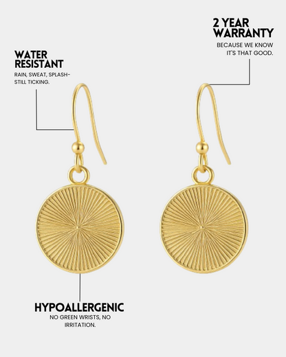 Radiant Ripple Earrings