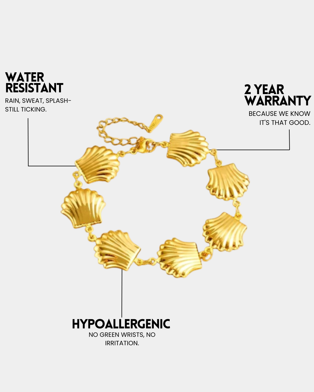 Soleil Shell Bracelet